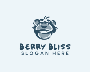 Monkey Chimp Face  logo design