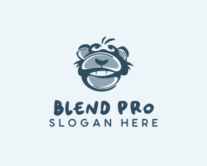 Monkey Chimp Face  logo design