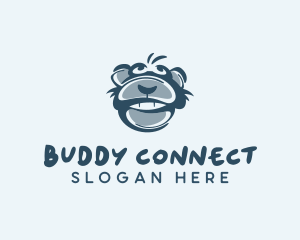 Monkey Chimp Face  logo design