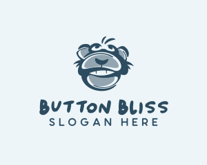 Monkey Chimp Face  logo design