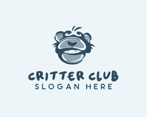 Monkey Chimp Face  logo design