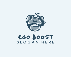 Monkey Chimp Face  logo design