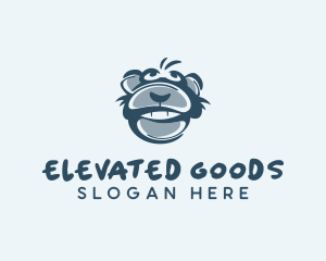 Monkey Chimp Face  logo design