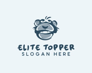 Monkey Chimp Face  logo design