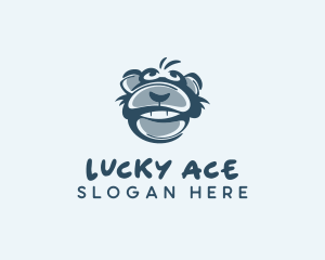 Monkey Chimp Face  logo design