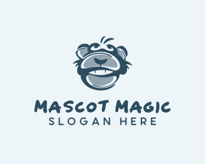 Monkey Chimp Face  logo design