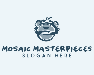 Monkey Chimp Face  logo design