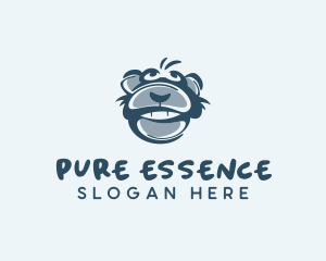 Monkey Chimp Face  logo design