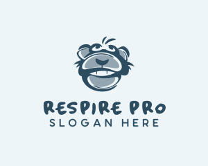 Monkey Chimp Face  logo design