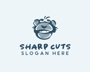 Monkey Chimp Face  logo design