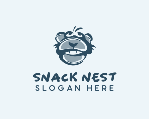 Monkey Chimp Face  logo design