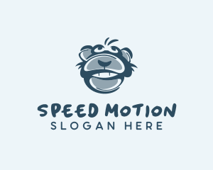 Monkey Chimp Face  logo design