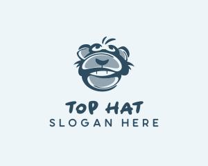 Monkey Chimp Face  logo design