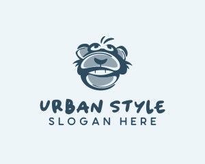 Monkey Chimp Face  logo design