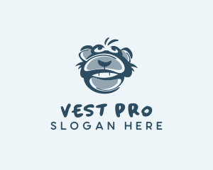 Monkey Chimp Face  logo design