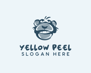 Monkey Chimp Face  logo design