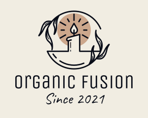 Organic Aromatherapy Candle  logo