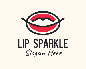 Lips Mouth Makeup  logo design