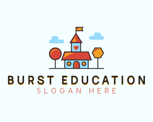 Children Educational Preschool  logo design