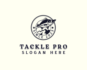 Tuna Mackerel Fishing logo design