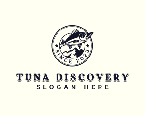 Tuna Mackerel Fishing logo design