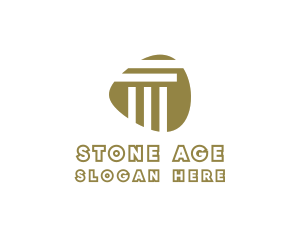 Modern Stone Pillar logo design