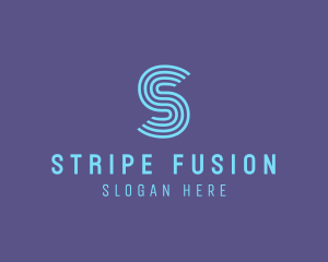 Striped Business Company logo design