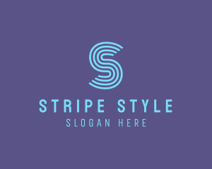 Striped Business Company logo design