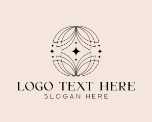 Elegant Holistic Lotus logo