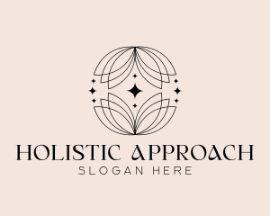 Elegant Holistic Lotus logo