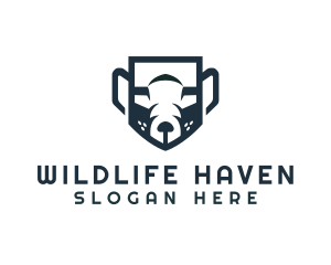 Wildlife Bear Zoo logo design