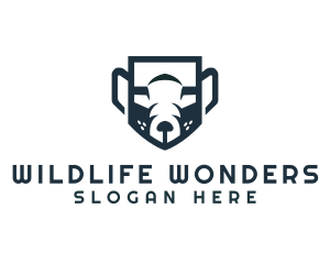 Wildlife Bear Zoo logo design