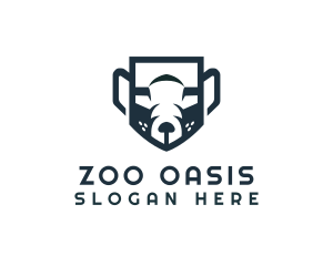 Wildlife Bear Zoo logo design