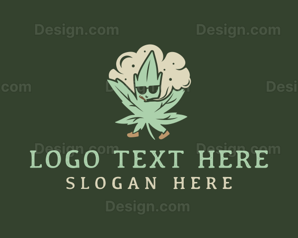 Marijuana Cannabis Smoke Logo