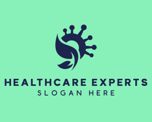 Bacteria Natural Healthcare logo design