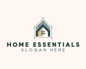 Home Property Blueprint logo design