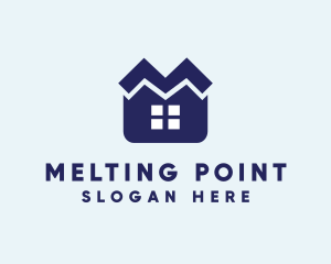 Housing Letter M logo design