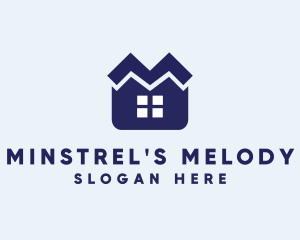 Housing Letter M logo design