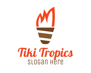 Ice Cream Torch logo design