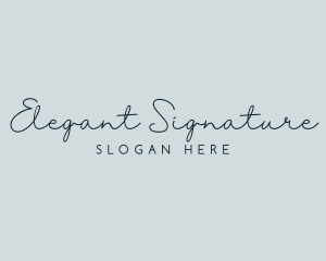 Elegant Beauty Script  logo design