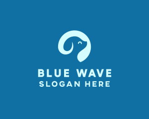 Blue Puppy Dog logo