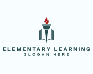 Book Torch Learning Institute logo design