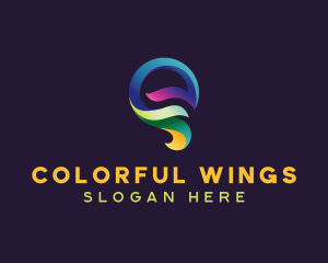 Colorful Professional Letter E logo