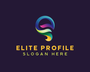 Colorful Professional Letter E logo design