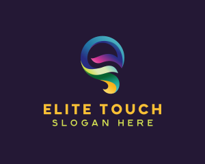 Colorful Professional Letter E logo design