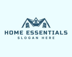 Home Improvement Roofing logo design