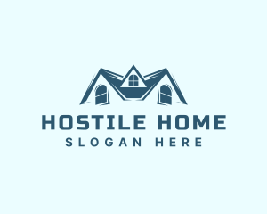 Home Improvement Roofing logo design