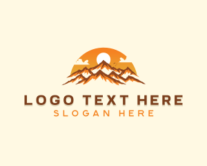 Mountain Peak Sunset logo