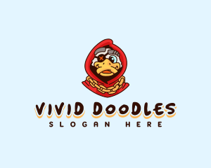 Cool Duck Rapper logo design