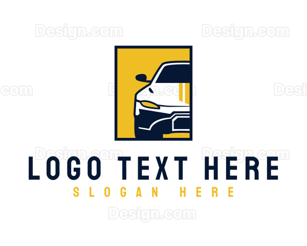 Racing Car Vehicle Logo